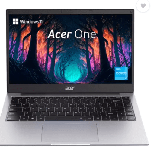 Acer One Intel Core i3 11th Gen 1115G4 - (8 GB/512 GB SSD/Windows 11 Home) AO 14 Z 8-415 Thin and Light Laptop  (14 Inch, Silver, 1.49 Kg)