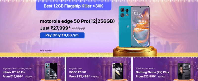 Top 5 Smartphones to Buy During Flipkart Big Billion Days 2024